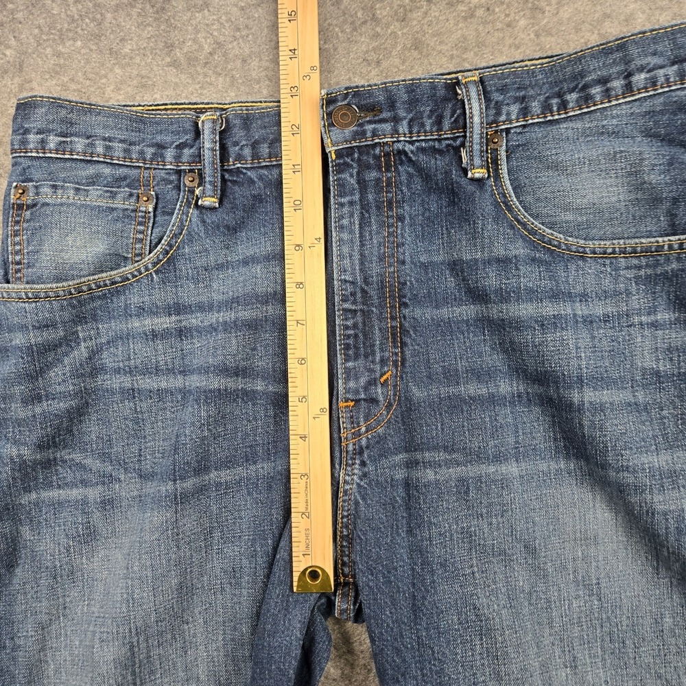 Levi's 569 Denim Shorts Men's Size 34 Blue Medium Wash Jorts Loose Fit 5 Pocket - Picture 5 of 8